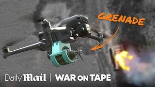 How Ukraine's grenade-dropping drones changed war | War on Tape | Daily Mail