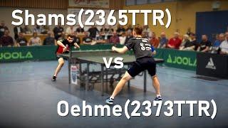 Die Chopblock-Maschine läuft auf Hochtouren! | Shams(2365TTR) vs Oehme(2373TTR) | DTTB Pokal