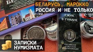 Мои новинки! Монеты Беларуси, Марокко, Казахстана и России