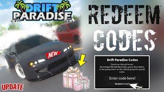 UPD!NEW CODES FOR DRIFT PARADISE CODES ROBLOX 2024 - DRIFT PARADISE ROBLOX CODE