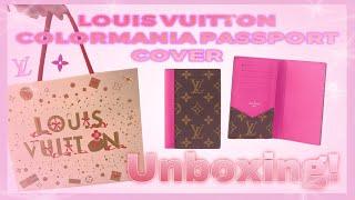 Louis Vuitton Colormania Passport Cover in Fuchsia | 2023 - Unboxing! ︎