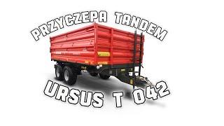 Przyczepa URSUS T-042 z plandeką   W RADMASZ