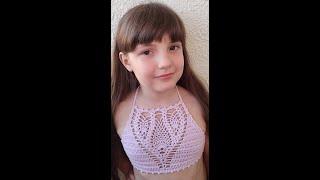 Мастер-класс по вязанию КРОП-ТОПА крючком / Crochet crop top