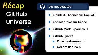 Annonces GitHub : Claude et Gemini sur Copilot, GitHub Sparks (plus besoin de coder), Xcode…