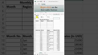 How to Insert Radio Buttons in Excel