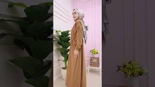 www.modanizay.com Beli Tünelli Etekli Takım-VİZON KOD: SVT2658 #dress #hijabfashion #hijab