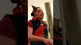 Sword Swallowing with Pippsy Pinwheel Sideshow at the Brevard Renaissance Fair