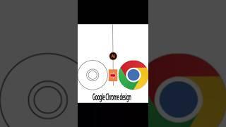 How to make a Google Chrome logo। Adobe Illustrator tips and tricks। logo design।