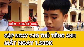 Cao thủ kiếm 500K chưa đến 30 giây| Phỏng vấn tiếng anh - Anh Ngữ Baboo