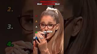 Ariana Grande's Best Singer Impressions #shorts #ranking #celebrity #impression #arianagrande #funny