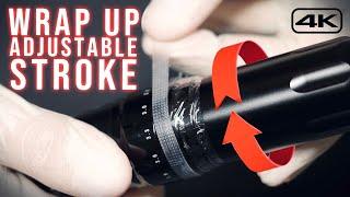 How to Wrap an Adjustable Stroke Tattoo Machine - All Functions Adjustable