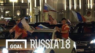 World Cup 2018: Russian street party takes over Moscow