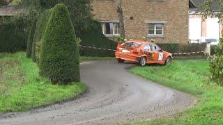 Hemicuda Rally 2024 - SS2: Kortemark 1 - all cars (raw footage) - very slippery fast corners