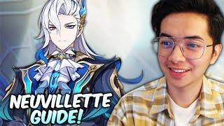 NEUVILLETTE GUIDE! Cara Paling Terbaik Untuk Build Neuvillette | Genshin Impact Malaysia