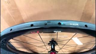 Zipp Speed Weaponry 700c carbon tubular rear wheel W/ Sram 11/10 Speed Cassette Body