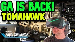 PRE-Release Tomahawk in MSFS 2024 Sim Update 3 Beta - Crystal SUPER Full Flight, DOF Reality H2