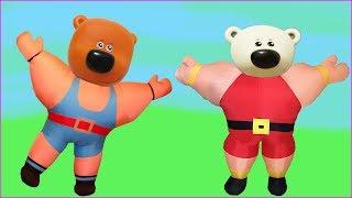 Dance Mimimishki, don't Stop Music cartoon for children with toys