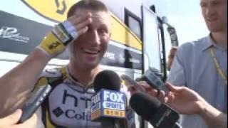 2010 Tour de France Stage 6 - Post race interviews