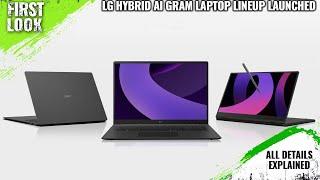 LG Hybrid AI Gram Pro, Gram Pro 2-in-1, Gram And Gram Book Launched - Explained All Spec, Features