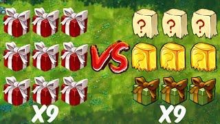 PVZ 1 Fusion Challenge! 9 Fusion Plants Boxes VS 9 Random Zombie Boxes - Who Will Win?