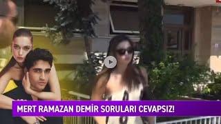 Afra Saraçoğlu Mert Ramazan Demirin Evinden Çıkarken Muhabirlere Yakalandı-Barıştılar !