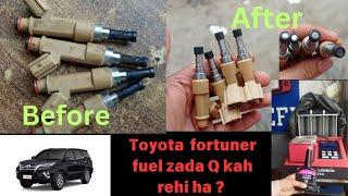 Fuel injector clean of Toyota fortuner, How to clean fuel injector