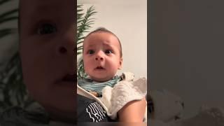 Baby says first word for the first time 