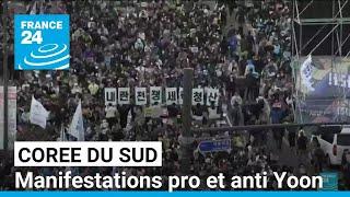 Corée du Sud: manifestations en soutien et en opposition à Yoon • FRANCE 24