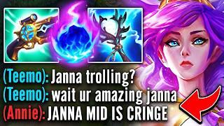 Everyone thought I was trolling with Janna mid... but then I carried my team