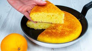 Tart made of semolina and orange, in the pan! It became viral over the internet!