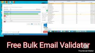 Free Bulk Email validator tool