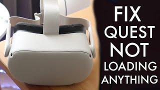 How To FIX Oculus Quest 2 Not Loading Anything! (2023)