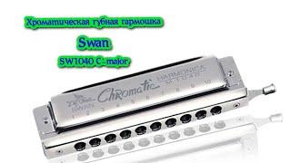 Хроматическая губная гармошка Swan SW1040 C-major