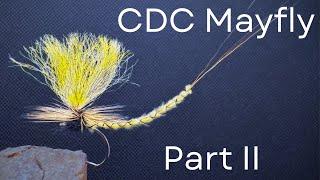 Fly Tying Tutorial - CDC Mayfly Detached Body - Part 2