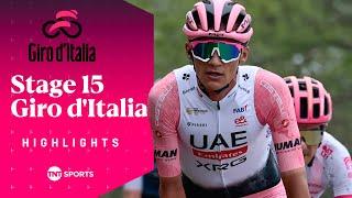 DRAMATIC ALPINE STAGE!  | Men's Giro d'Italia Stage 15 Race Highlights | TNT Sports Cycling