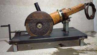 Make your own large angle grinder stand and metal chop saw