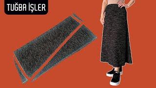 A-Line Skirt Cutting and Stitching | Tuğba İşler