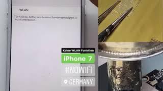 iPhone 7 - NOWIFI / greyed out Wifi - Short Repair Solution - reball Wifi IC