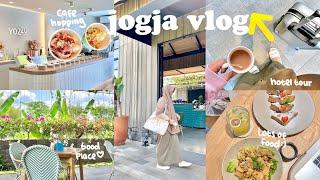 Jogja vlog|living my best life,staycation + hotel tour,cafe hopping,good food:)