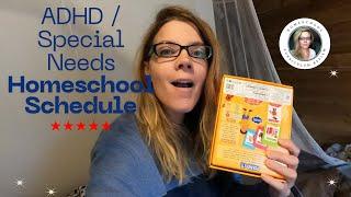 Homeschool Curriculum Schedule - HOW TO GET IT DONE - ADHD ODD Apraxia Special Needs Homeschool