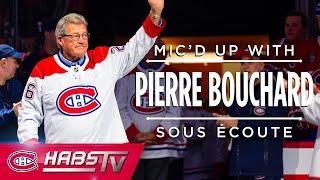 Pierre Bouchard sous écoute à un match des Canadiens