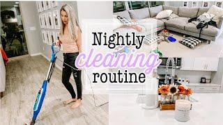 After dark clean with me 2020 | Night time cleaning motivation | Relaxing fall clean with me