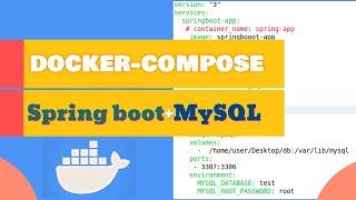 docker compose example | spring boot & mysql docker-compose