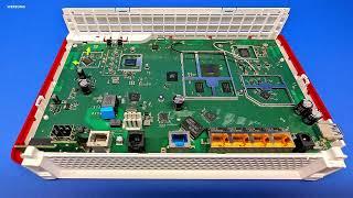 Teardown FRITZ!Box 5690 Pro: CPU Qualcomm IPQ9574. WLAN QCN5024+6224+6274. ZigBee Nordic nRF 52840.