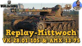 WoT - VK 28.01105 & AMX 13 75 - Scout Runden - World of Tanks