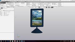 Урок. Моделирование и сборка Фоторамки. Компас 3D 17v