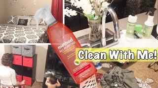 Clean With Me /Bedroom / Kitchen || Speed Cleaning|| Cleaning Routine