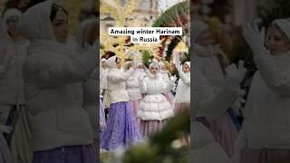 Amazing winter Harinam in Russia️ #harekrishna #harinama #radhakrishna #iskcon #vrindavan
