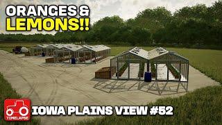 BUILDING GREENHOUES!! Iowa Plains View Farming Simulator 22 Timelapse FS22 Ep 52