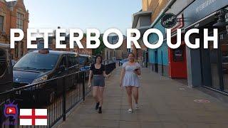 【4K】PETERBOROUGH CITY CENTRE WALK JUNE 2022